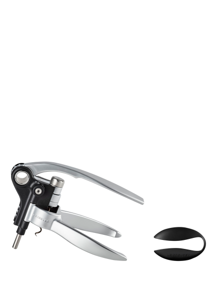 Le Creuset Lever Corkscrew with Foil Cutter LM 250, Satin Chrome, Satin Chrome