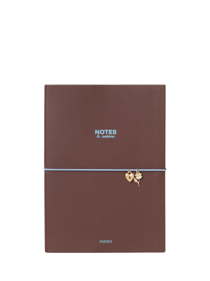 Papier PU Lined Notebook, Red, Multi