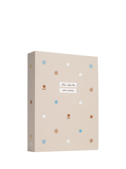 Papier Sun and Stars Binder Baby Journal, Multi