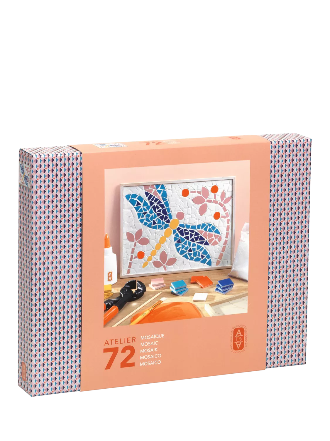Djeco Atelier 72 Dragonfly Mosaic Kit