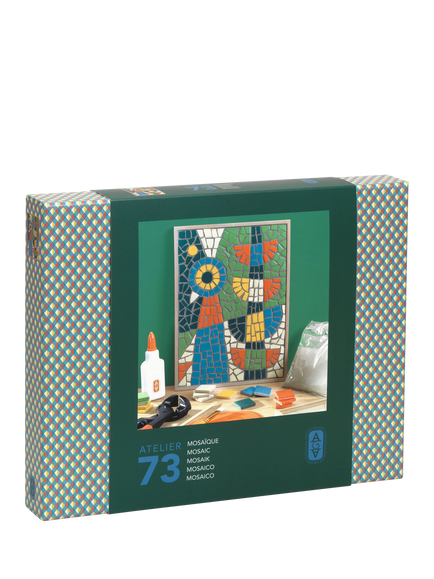 Djeco Atelier 73 Abstract Mosaic Kit, Multi