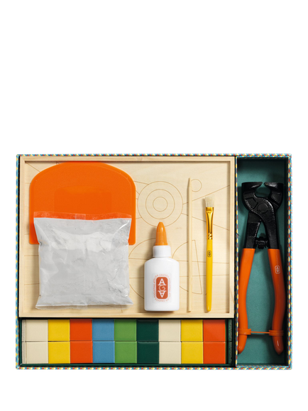 Djeco Atelier 73 Abstract Mosaic Kit - view 2, Multi