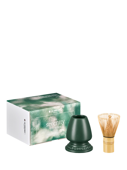 Le Creuset Serenity Collection Matcha Whisk & Stand Set, Foret - view 2, Foret