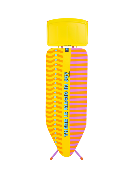 Brabantia Ironing Board C, Solid Steam Iron Rest, 124 x W45cm - Yinka Ilori, Yinka Ilori