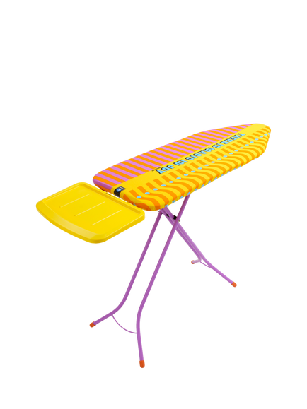 Brabantia Ironing Board C, Solid Steam Iron Rest, 124 x W45cm - Yinka Ilori - view 2, Yinka Ilori