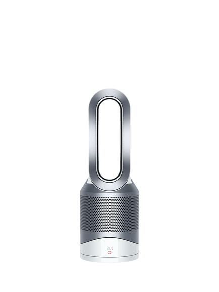 Dyson Hot+Cool HP00 Air Purifier, White Silver, White Silver