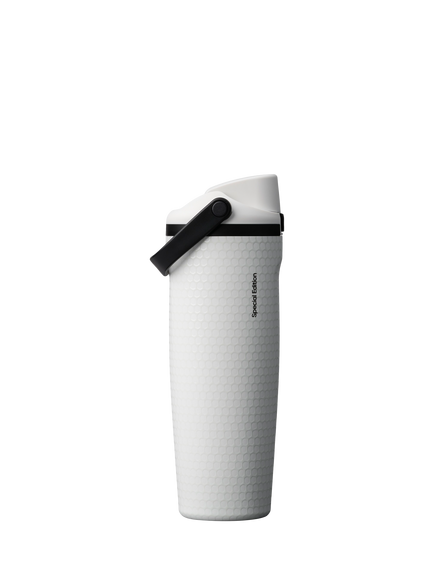 Owala FreeSip Sway Leak-Proof Stainless Steel Drinks Bottle, 850ml, Golf White - view 2, White