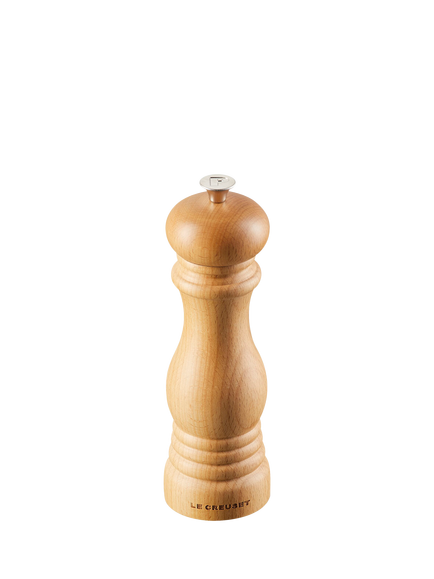 Le Creuset Beech Wood Pepper Mill - view 2, Natural
