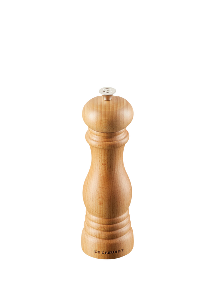 Le Creuset Beech Wood Salt Mill - view 2, Natural