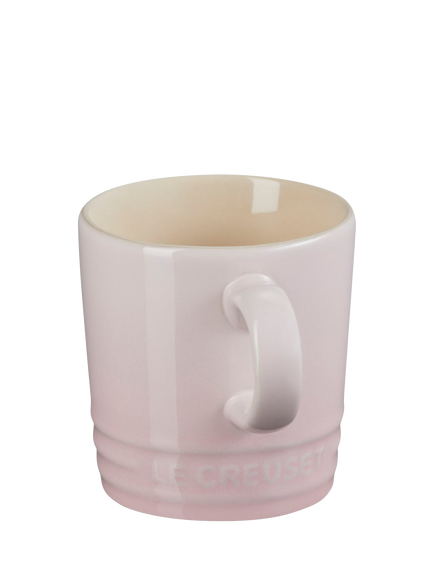 Le Creuset Stoneware Espresso Mug, 100ml, Shell Pink - view 2, Shell Pink