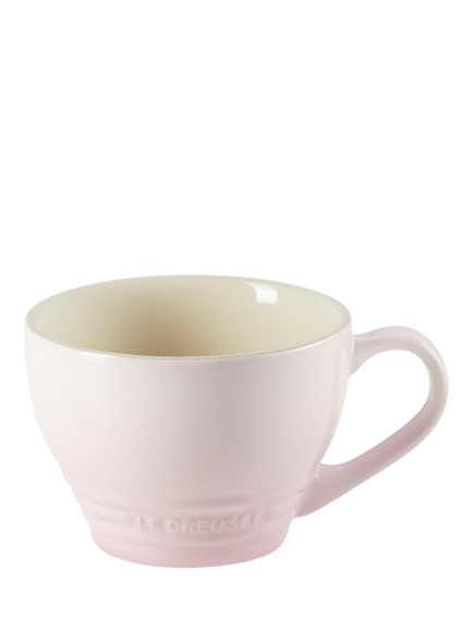 Le Creuset Stoneware Grand Mug, 400ml, Shell Pink, Shell Pink