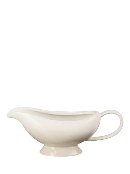 Le Creuset Stoneware Gravy Boat, 460ml, Meringue, Meringue