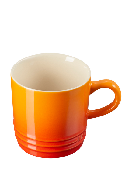 Le Creuset Stoneware Cappuccino Mug, 200ml, Volcanic - view 2, Volcanic
