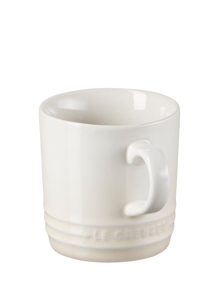 Le Creuset Stoneware Cappuccino Mug, 200ml, Meringue - view 2, Meringue