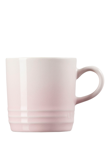 Le Creuset Stoneware Cappuccino Mug, 200ml, Shell Pink, Shell Pink