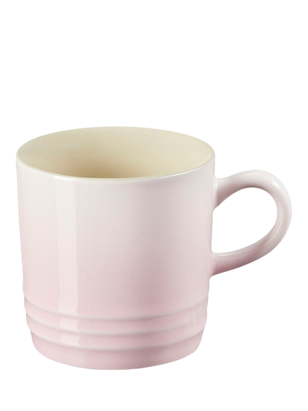 Le Creuset Stoneware Cappuccino Mug, 200ml, Shell Pink - view 2, Shell Pink