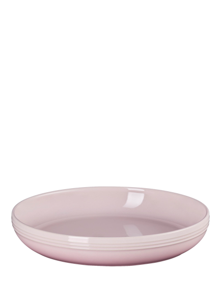 Le Creuset Stoneware Coupe Pasta Bowl, 21.7cm, Shell Pink, Shell Pink