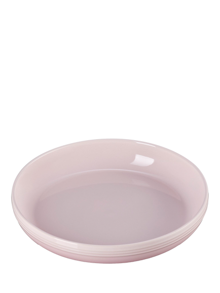 Le Creuset Stoneware Coupe Pasta Bowl, 21.7cm, Shell Pink - view 2, Shell Pink