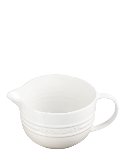 Le Creuset Stoneware Mixing Jug, 2L, Meringue, Meringue