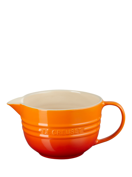 Le Creuset Stoneware Mixing Jug, 2L, Volcanic, Volcanic