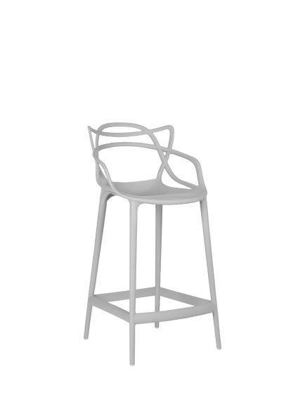 Philippe Starck for Kartell OUTLET Masters Bar Stool, Grey, 