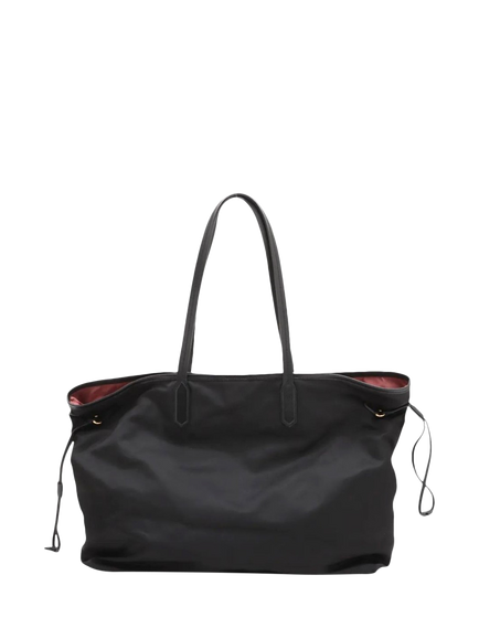 Pre-loved Prada Tessuto Nylon & Leather Tote Bag, Black - view 2, Black