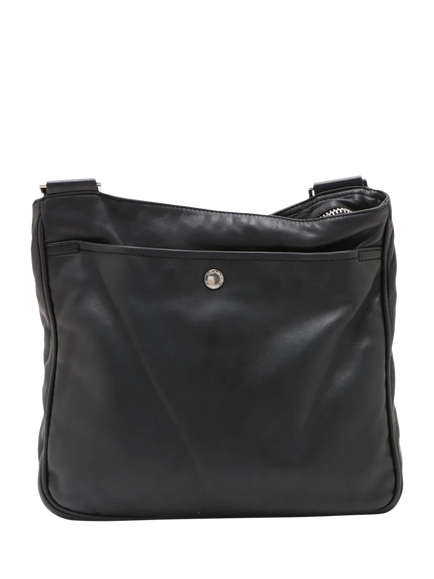 Pre-loved Prada Leather Shoulder Bag, Black - view 2, Black