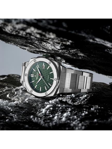 Alpina AL-525GR3AE6B Men's Alpiner Extreme Automatic Bracelet Strap Watch, Silver - view 2, Silver