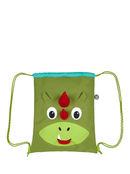 Affenzahn Kids' Dragon Gym Bag, Green, Green