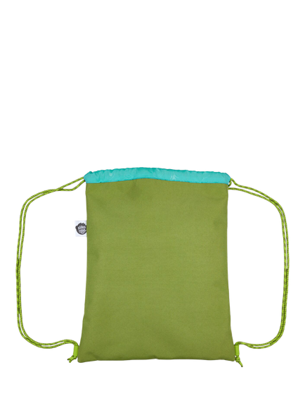 Affenzahn Kids' Dragon Gym Bag, Green - view 2, Green