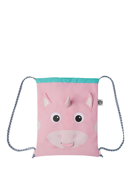 Affenzahn Kids' Unicorn Gym Bag, Rose, Rose