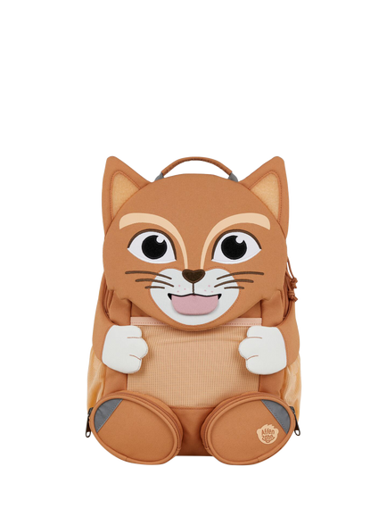 Affenzahn Kids' Large Friend Cat Backpack, Brown, Brown