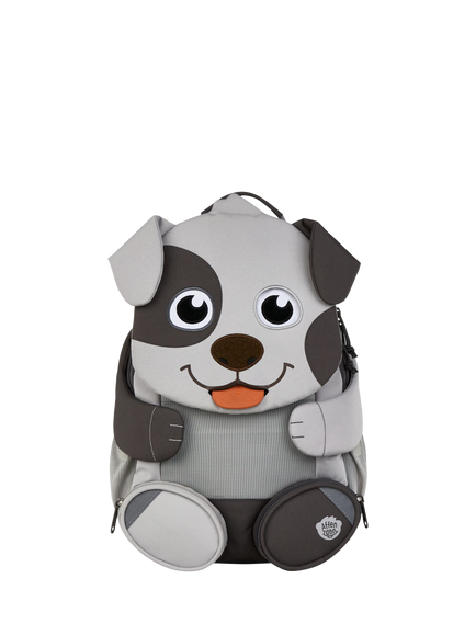 Affenzahn Kids' Large Friend Dog Backpack, Grey, Grey