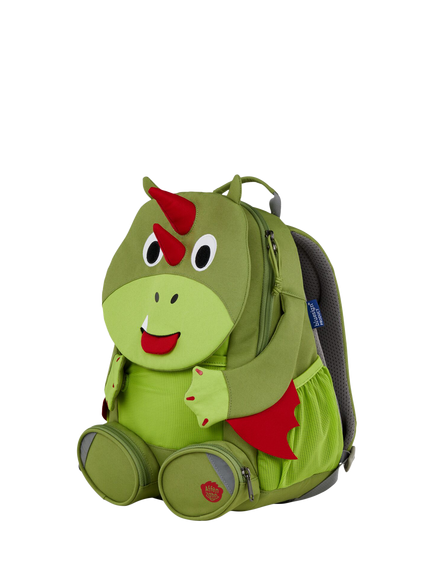 Affenzahn Kids' Large Friend Dragon Backpack, Green - view 2, Green