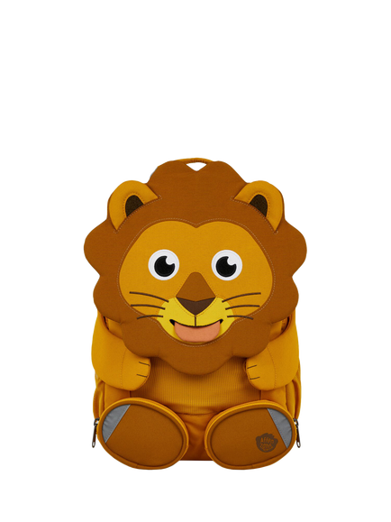 Affenzahn Kids' Large Friend Lion Backpack, Yellow, Yellow