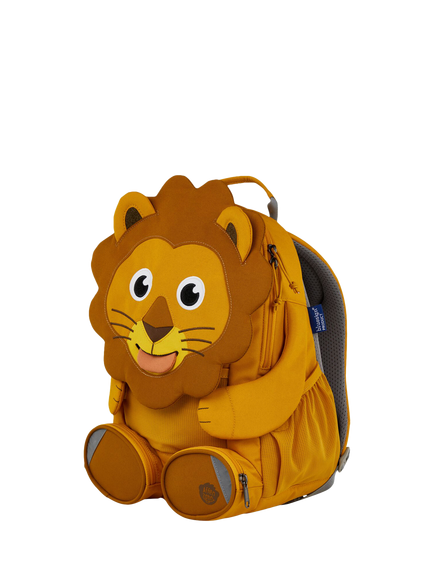 Affenzahn Kids' Large Friend Lion Backpack, Yellow - view 2, Yellow