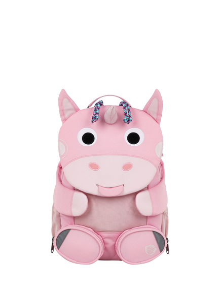 Affenzahn Kids' Large Friend Unicorn Backpack, Rose, Rose