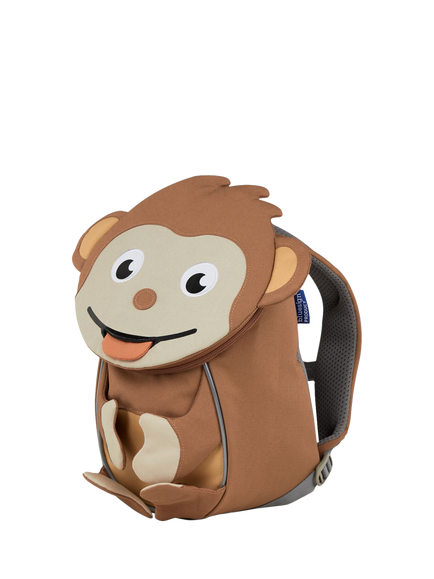 Affenzahn Kids' Small Friend Monkey Backpack, Brown - view 2, Brown