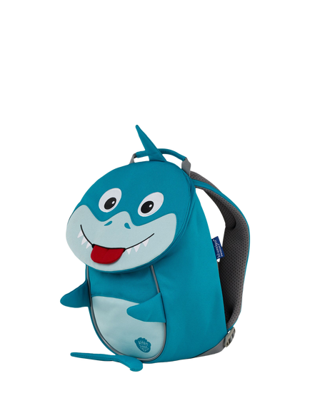 Affenzahn Kids' Small Friend Shark Backpack, Blue - view 2, Blue