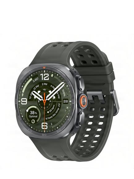 Samsung Galaxy Watch Ultra2, Bluetooth & 4G Cellular, 47mm, Galaxy AI, Titanium with Silicone Strap, Titanium Silver