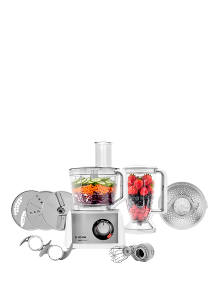 Bosch MultiTalent 3 Compact Food Processor and Blende , 2.3L, White, White