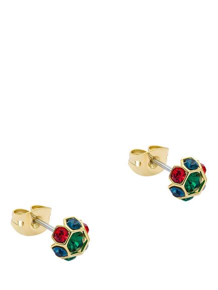 Ted Baker Gemme Crystal Gem Cluster Stud Earrings, Gold, Gold Tone, Crystal