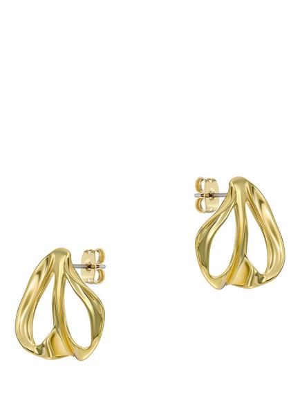 Ted Baker Leah Abstract Leaf Stud Earrings, Gold, Gold Tone