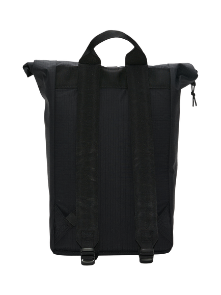 Sandqvist GRID Roll-Top 16" Backpack, 22L, Black - view 2, Black