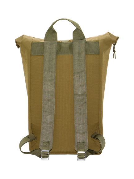 Sandqvist GRID Roll-Top 16" Backpack, 22L, Olive - view 2, Olive