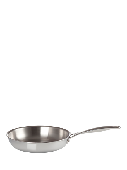 Le Creuset Signature Stainless Steel Uncoated Frying Pan, 24cm, Stainless Steel