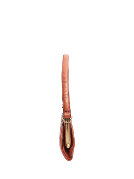 Pre-loved Chloe Leather Mini Bag, Tan - view 2, Brown