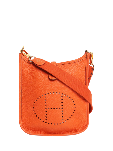Pre-loved Hermès Evelyne 16 Amazone Leather Bag, Orange, Orange