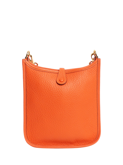 Pre-loved Hermès Evelyne 16 Amazone Leather Bag, Orange - view 2, Orange
