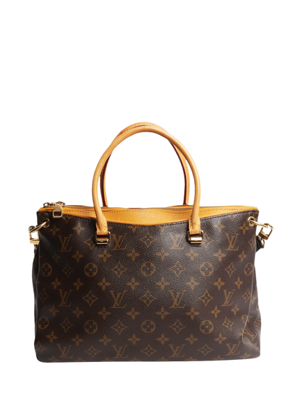 Pre-loved Louis Vuitton Monogram Pallas MM Bag, Brown, Brown